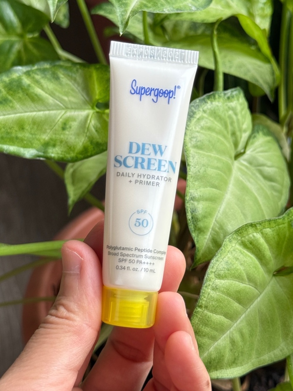 Supergoop! Dewscreen Hydrating Primer SPF 50 – Mini 10ML (New)